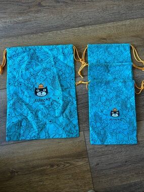 Authentic Jellycat London Drawstring Dust Bag Bundle set of 4 ☀️Read Note